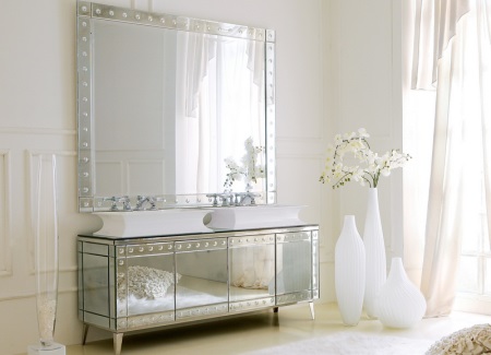 Material für Badezimmerspiegel