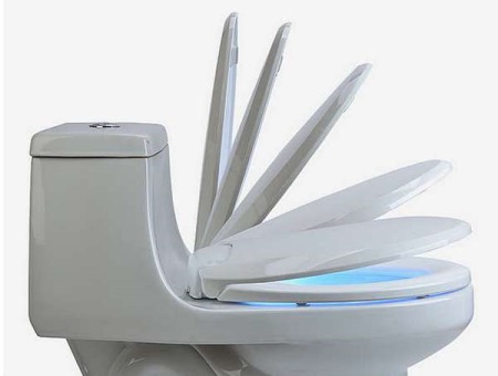 Подова тоалетна с микроподемник