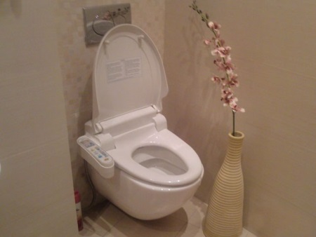 Lavatório manual - tampa do bidé