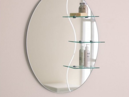 Tips for choosing a mirror with a shelf for the bathroom