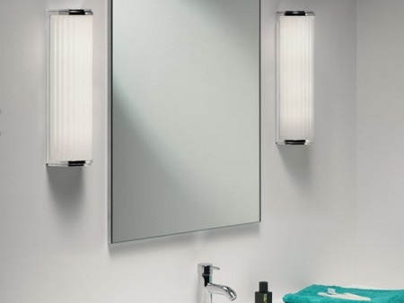 Съвети за избор на стенен аплик за баня