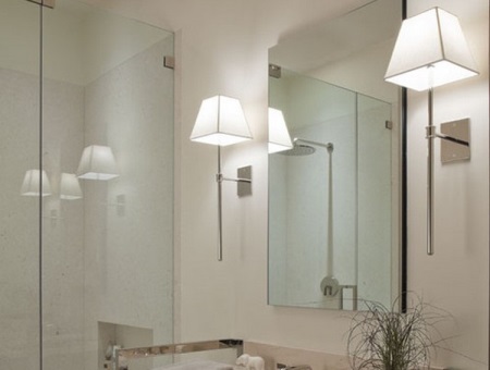 Високотехнологични стенни аплици за баня