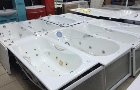 Tamaños populares de bañeras de hidromasaje de hierro fundido