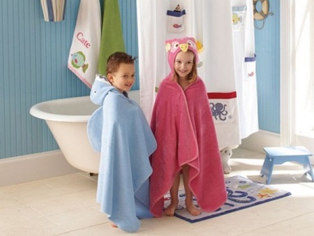 Regler för en badmatta för barn