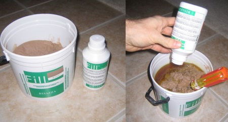 Preparare lo stucco epossidico per le piastrelle