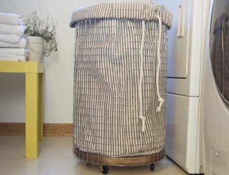 Panier à linge fait main pour votre salle de bains 