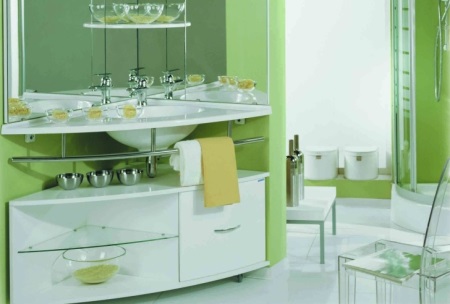 Meubles de salle de bains d'angle Akvaton