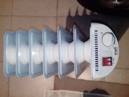 Radiateurs à huile dans la salle de bains