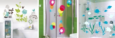 Decoupage su tenda di plastica