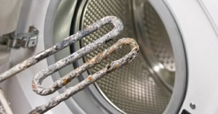 Vízkő a mosógépben - Tisztítás