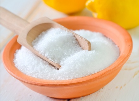 Citromsav a mosógép mészkő tisztításához