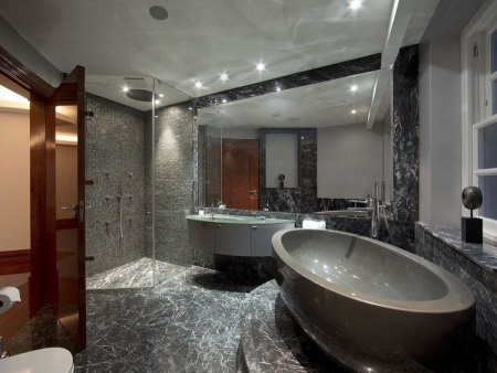 Dimensione del bagno ovale