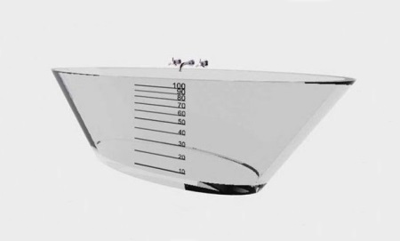 Átlátszó fürdőkád