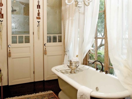 Casa de banho em estilo retro