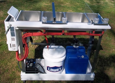 Отопляем умивалник за вашата лятна къща