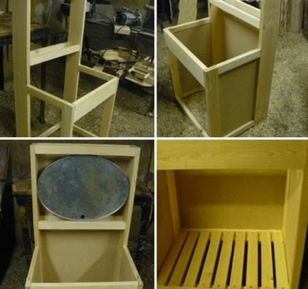 Самостоятелно изработен отопляем умивалник