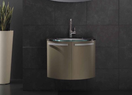 台面单元70厘米，带洗脸盆