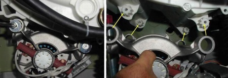 Rimozione del motore della lavatrice