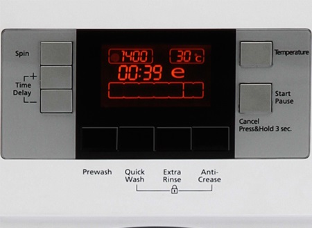 Código de erro da máquina de lavar roupa