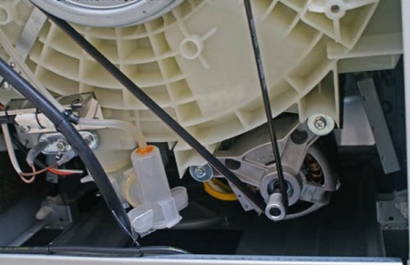 Motore a induzione di una lavatrice 