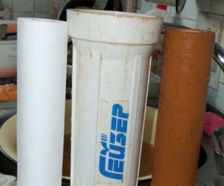 Nové a použité vodní filtry