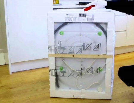 The purpose of the transport bolts on the washing machine