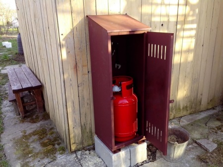 Calentador de gas propano para casas de campo 