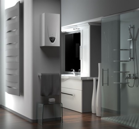 Gas-Wassererhitzer in der Wohnung