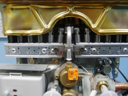 Automatische Zündung der Gassäule