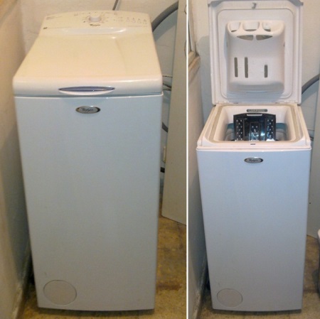 Πλυντήρια ρούχων ανοικτού και κλειστού τύπου για κάθετη φόρτωση