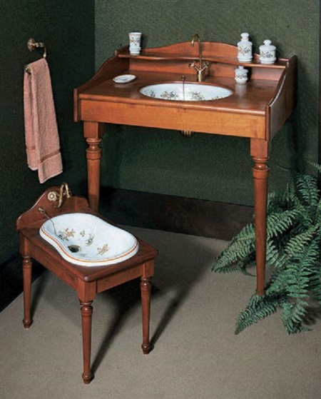 Λεκάνη κονσόλας μπολ από πορσελάνη