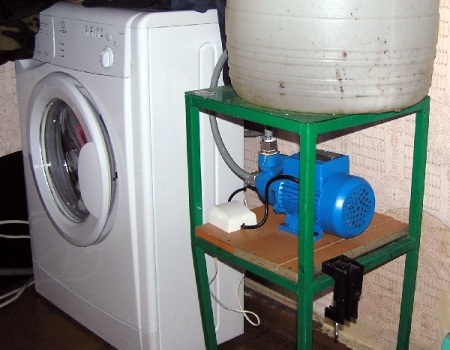 A cottage washing machine