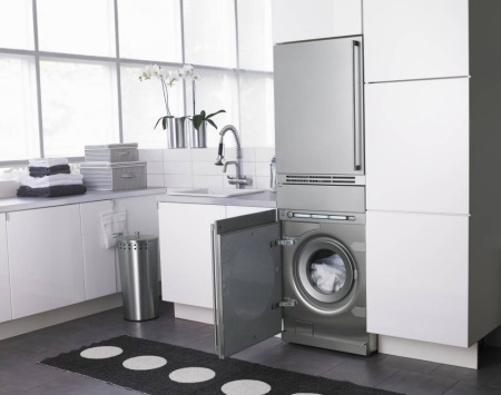 Washing machine with drying