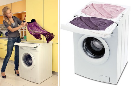 Washing machine with dryer