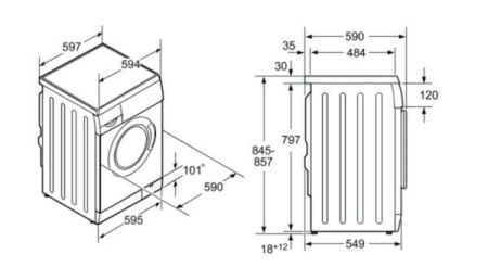 Szabványos mosógépméretek