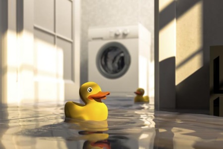 Mosógép szivárgás