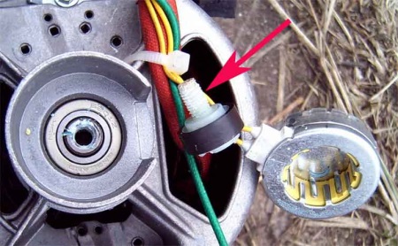 tachogenerátor helye