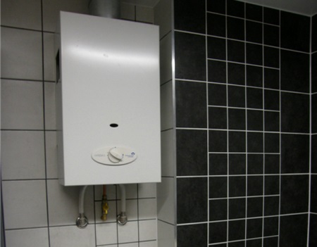 Registrierung eines neuen Gas-Wasserheizers