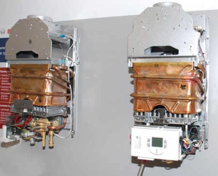 Elements of gas columns - device