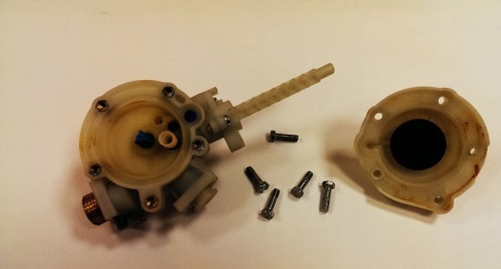 Oprava vodní sestavy plynového vodního sloupce