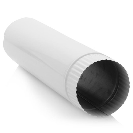 Enamelled steel duct