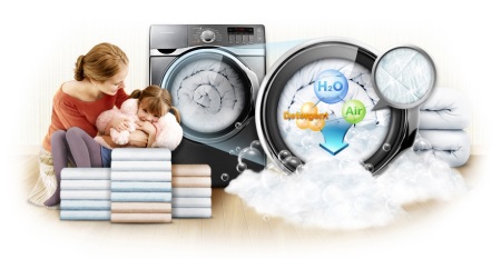 Oro burbulų skalbimo mašina