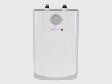 Small non-pressurized storage water heater