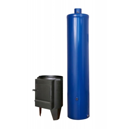 Lemn de titan cu ardere pe lemn cu un focar neincorporat