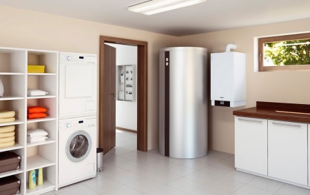 Ein indirekt beheizter 300-Liter-Kessel