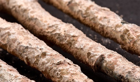 Kesselstein am Wärmetauscher des indirekten Heizkessels