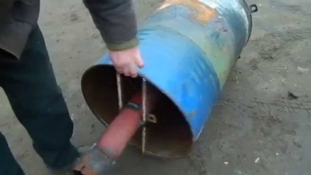 Kotitekoisen puulämmitteisen titaanilämmittimen kokoaminen