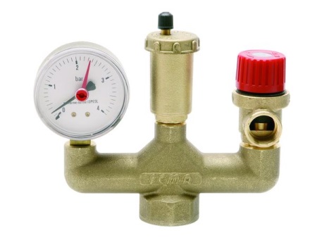 Ομάδα ασφαλείας για τον θερμαντήρα αερίου