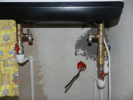 Installed on the boiler safety group 