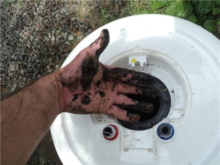 Почистване на резервоара на котела